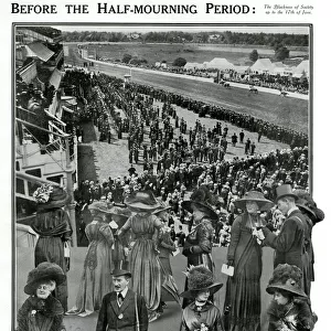 Blackness of society at Ascot - June 1910