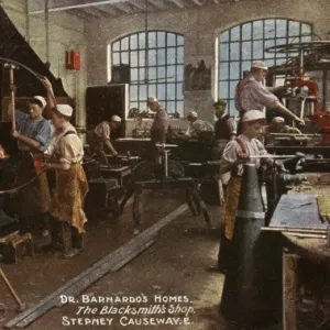 Blacksmiths Shop at Barnardos Home, Stepney Causeway