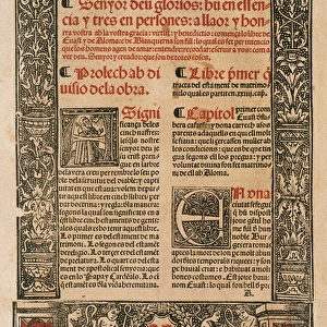 Blanquerna. Novel written around 1293 by Mallorcan writer an
