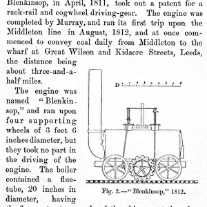 Blenkinsop Locomotive, 1812