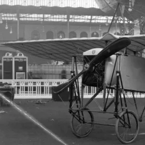 Bleriot XI Gouin parasol at the Olympia Show