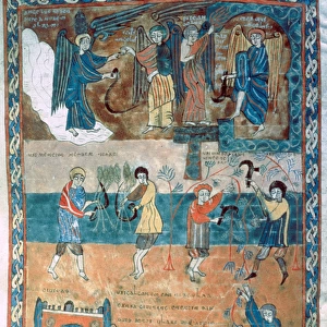 Blessed of Valcavado. Illuminated codex. Detail