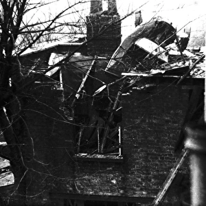 Blitz in London -- bomb damage, Bonar Road, Peckham