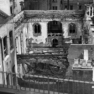 Blitz in London -- Merchant Taylors Hall, WW2