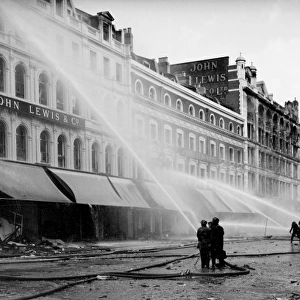 Blitz on London -- Oxford Street, WW2