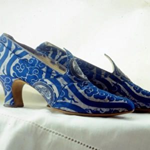Blue shoes from Harrods