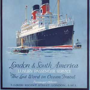 Blue Star Line advertisement