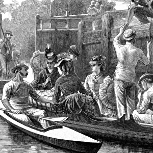 Boating on the River Thames, 1872