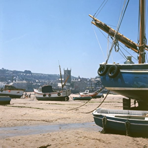 Boats on the beach, St Ives, Cornwall