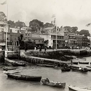 Boats and the shore, Cowes, Isle of Wight
