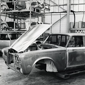 Body of Rolls-Royce car in works