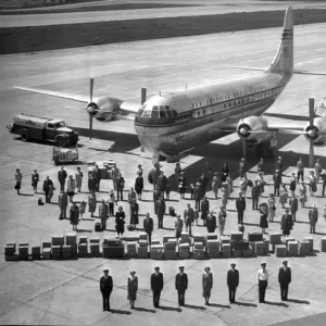 A Boeing 377 Stratocruiser of Pan American World Airways