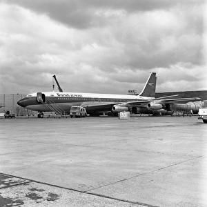 Boeing 707-436 G-APFC British Airways Heathrow 1973