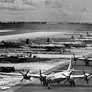 Boeing B-29s on Tinian-Marianas, 1945