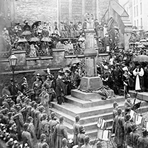 Boer War Memorial unveiling, Haverfordwest, South Wales