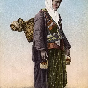 Bohemian Woman - Coumara Nut Seller - Istanbul, Turkey