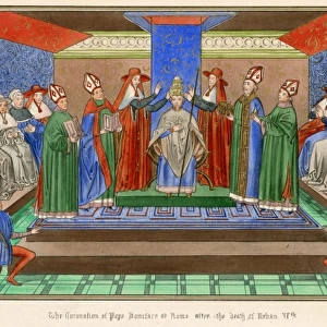 Bonifacius IX Crowned