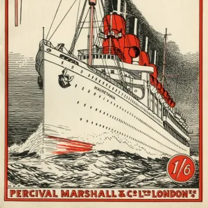 Book cover, RMS Mauretania, by Gerald Aylmer