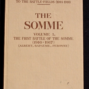 Book cover, The Somme, Michelin
