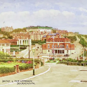 Bournemouth, Dorset - Baths and Pier Approach