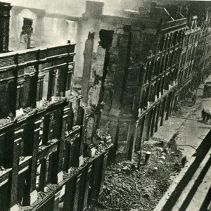 Bovril factory bombed, Old Street, London, WW2