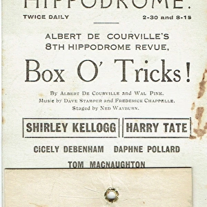 Box O Tricks revue by Albert de Courville and Wal Pink