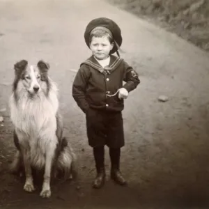 Boy and Collie