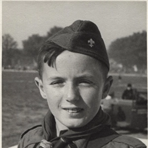 Boy scout at World Jamboree, Czechoslovakia