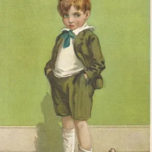 Boy in Vinola Soap Ad