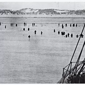 Bray Dunes, near Dunkirk, during the evacuation, WW2