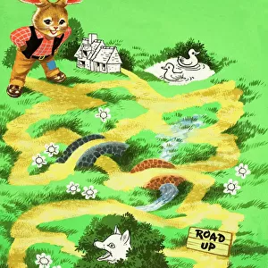 Brer Rabbit puzzle page