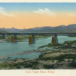 Bridge across the River Indus at Attock, Pakistan