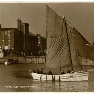 Bridlington - A sailing Coble boat