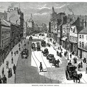 Briggate - Leeds, Yorkshire 1885
