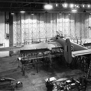 Bristol Brigand prototypes under construction at Filton