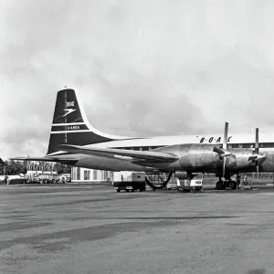 Bristol Britannia 102 G-ANBA BOAC Singapore 1957