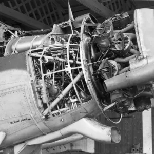 The Bristol Taurus II installation on a Fairey Albacore