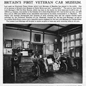 Britains first veteran car museum