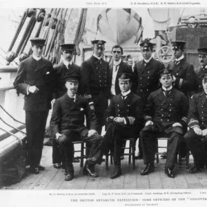 The British Antarctic Expedition: some officers of the Disco