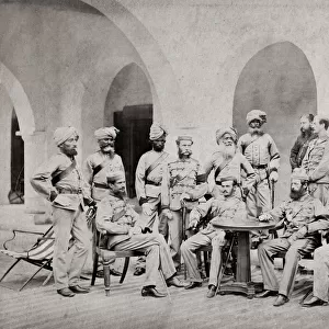 British army in India the 21st Punjab Infantry, 1866