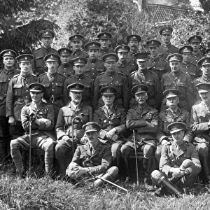 British army medical officers and staff, Western Front, WW1