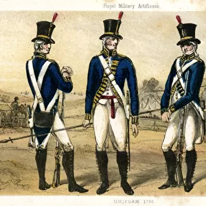 British artificers in uniform