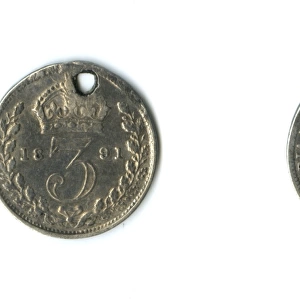 British coin, Queen Victoria silver threepenny bit