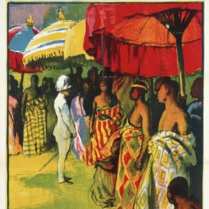 British Empire Marketing Board poster - Takoradi Harbour