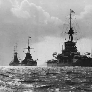 The British fleet at Spithead