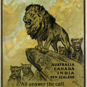 British Military Recruitment Poster, WW1