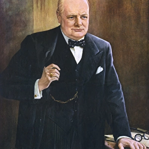 The British Prime Minister, Winston Churchill