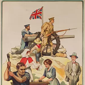 British recruitment poster, Are You in this? WW1