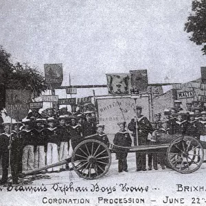 British Seamens Orphanage, Brixham - Coronation Procession