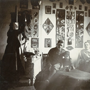 British soldiers in dorm room